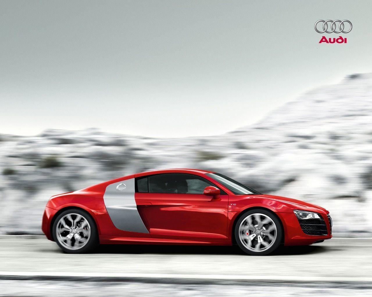 Red Audi R8 HD Wallpaper