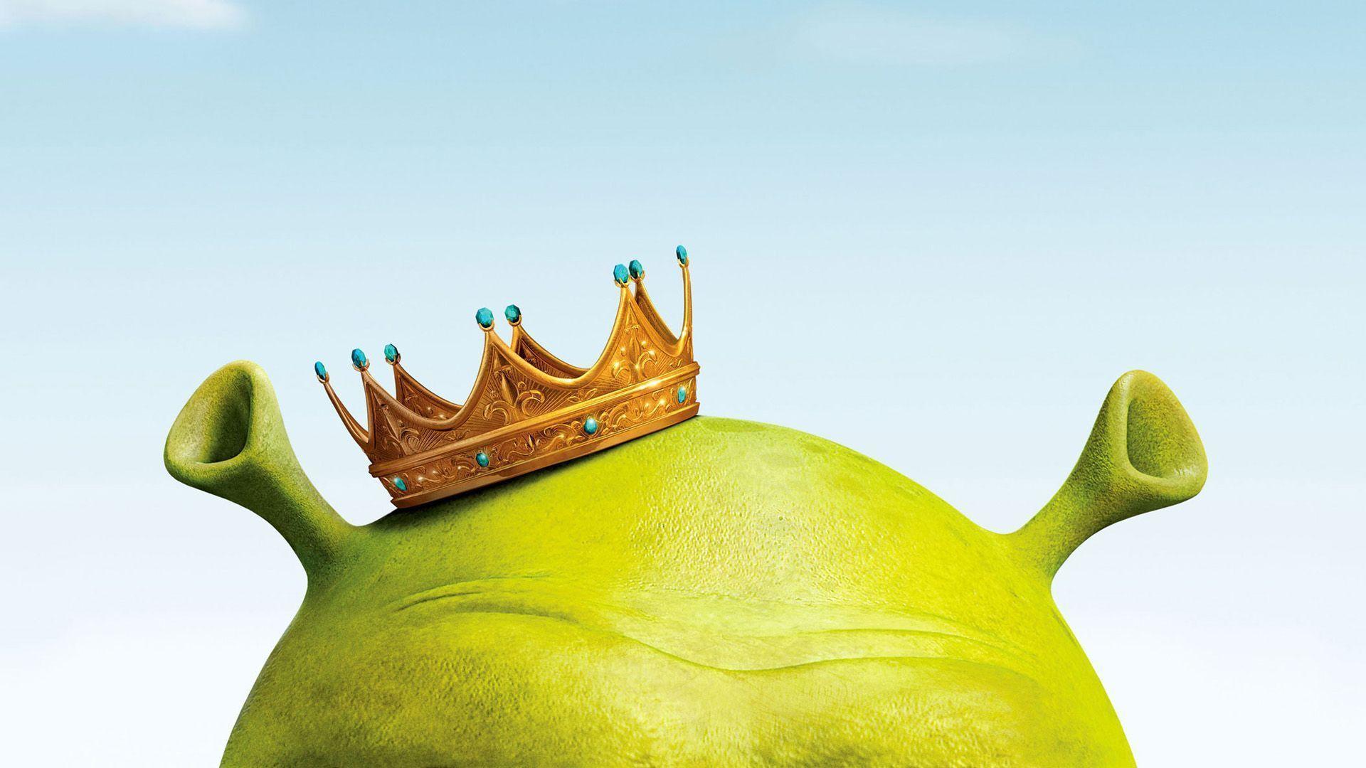 Free Shrek and Crown Wallpaper, Free Shrek and Crown HD