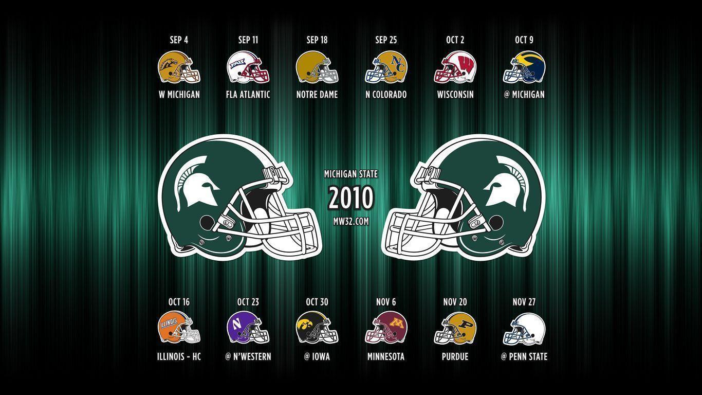 MonkeyWrench32 2010 Michigan & MSU Football Wallpaper
