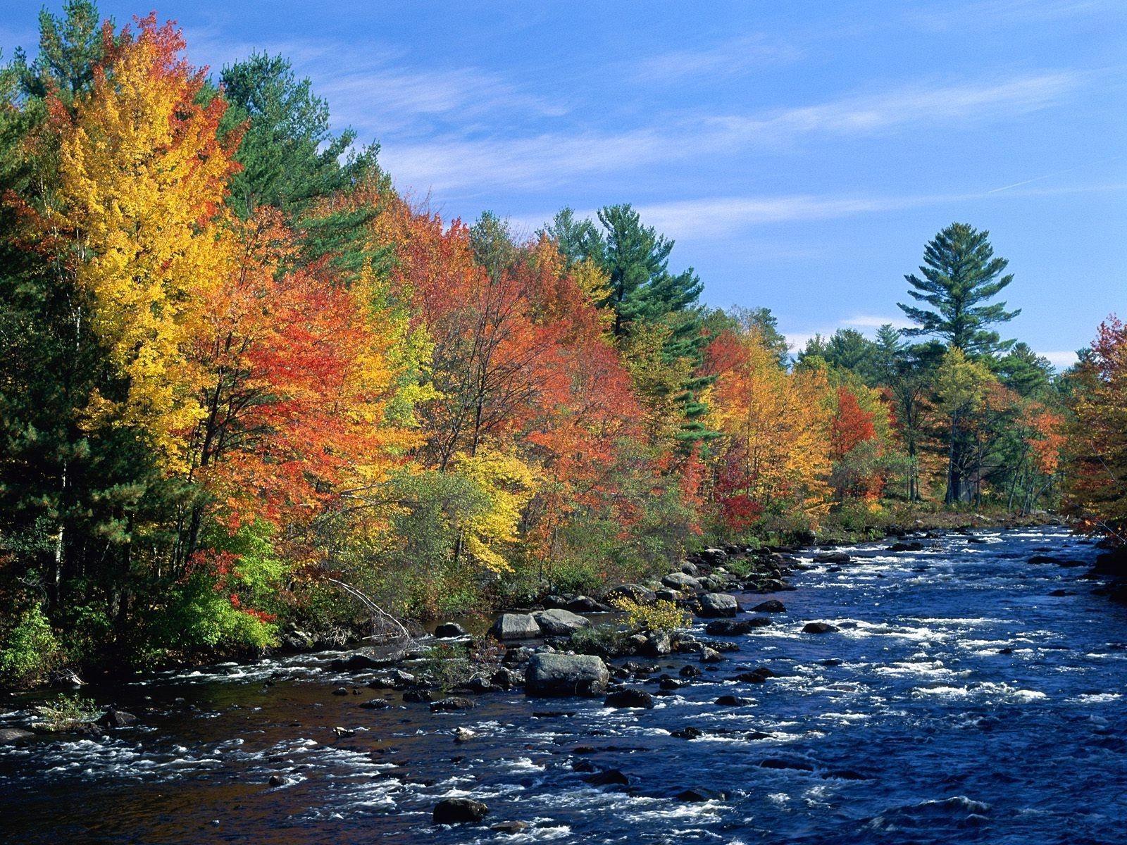 HD Wallpapers: 1600x1200 » Nature » Colors of New England Hd free