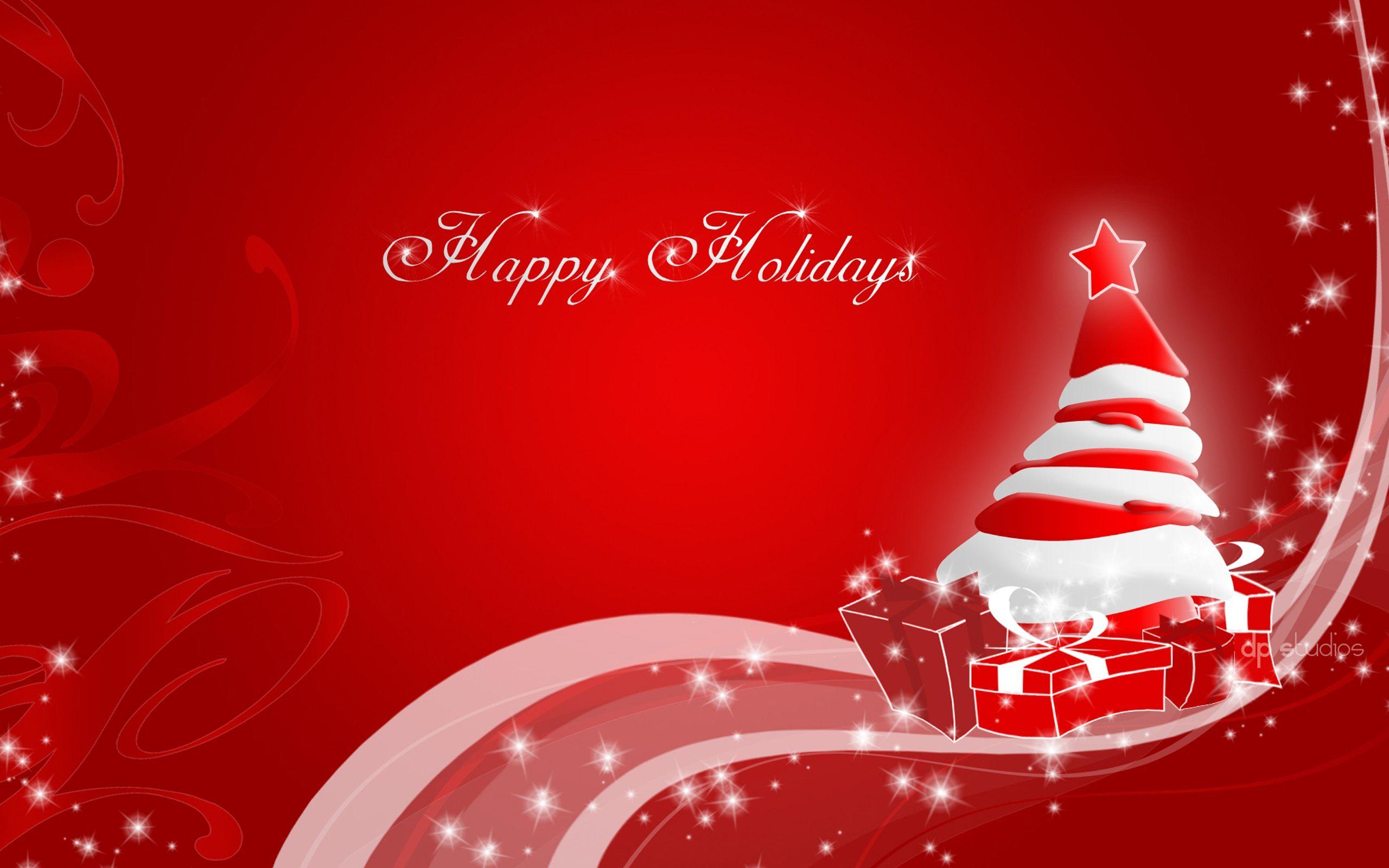 Happy holidays christmas. Wallpaper for PC