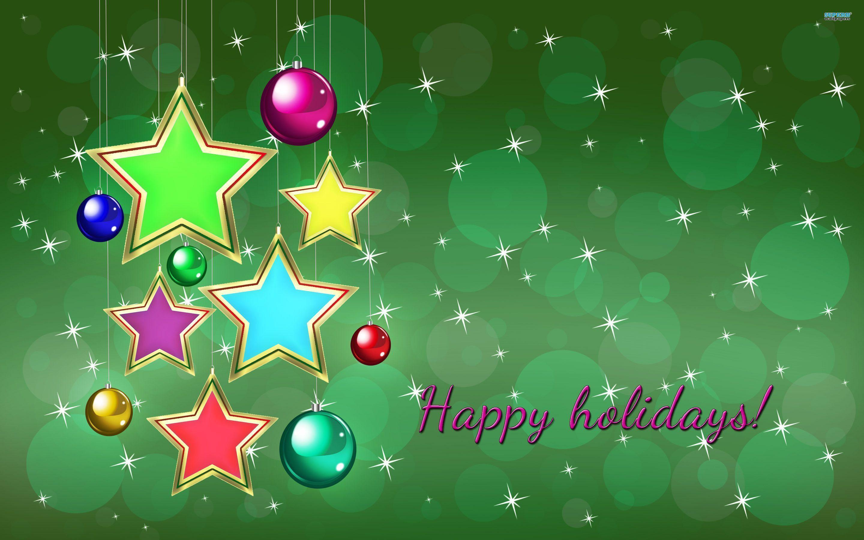 Happy Holidays Wallpaper Background 1 HD Wallpaper