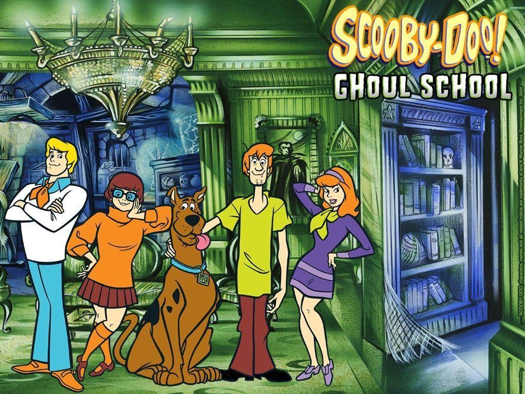 Scooby Doo Ghoul School Background For iPhone