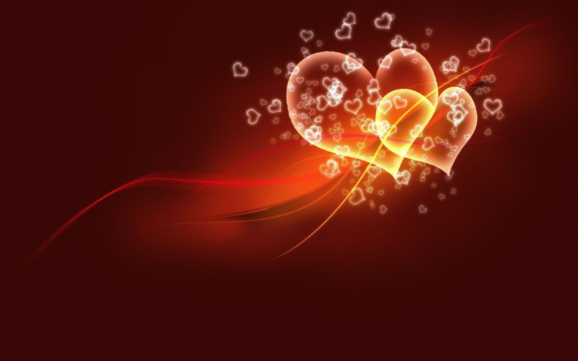 Postal to the day of Valentine Background for Powerpoint