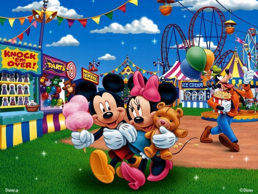 Mickey and Minnie at the Fair and Minnie Wallpaper