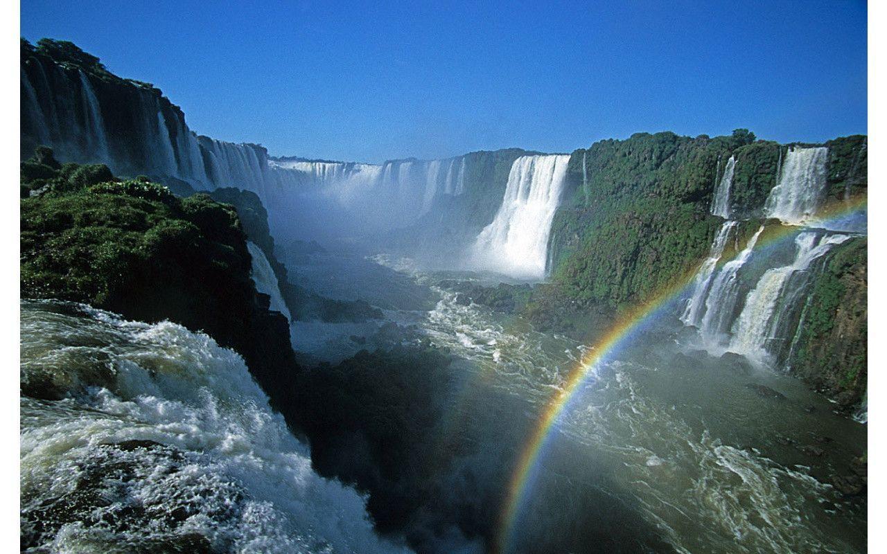 Pix For > Iguazu Falls Wallpaper