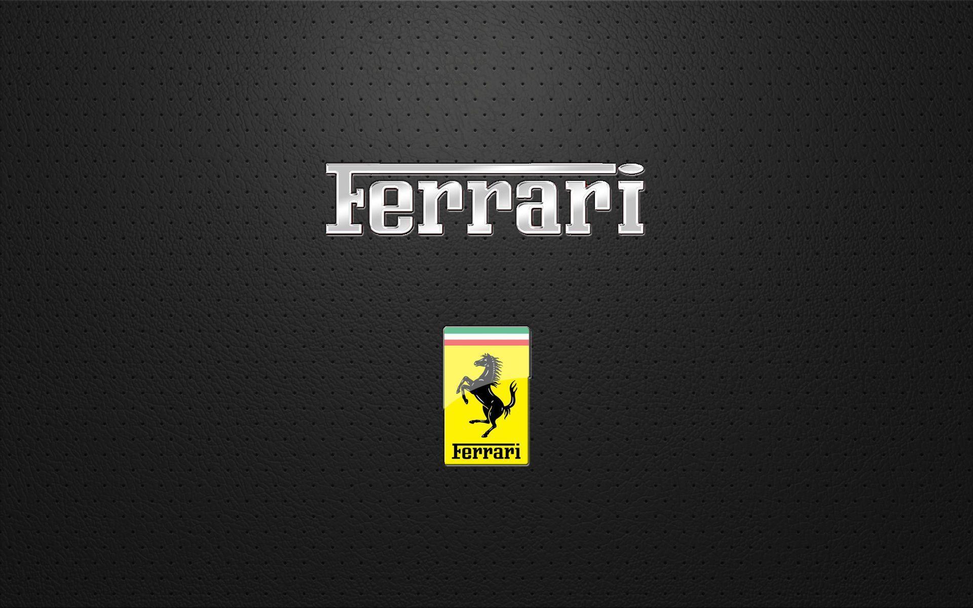 Wallpapers For > Ferrari Logo Wallpapers Black