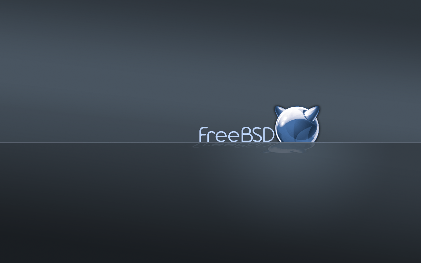 FreeBSD Blue Widescreen