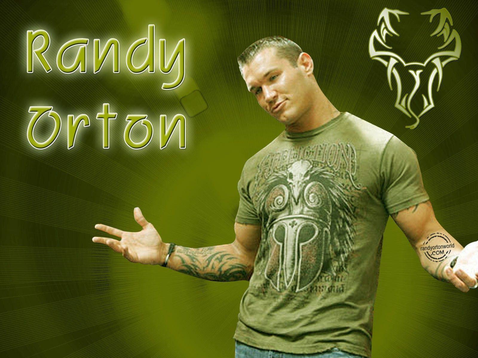 Rangy Orton Green Shirt HD Wallpaper 2014