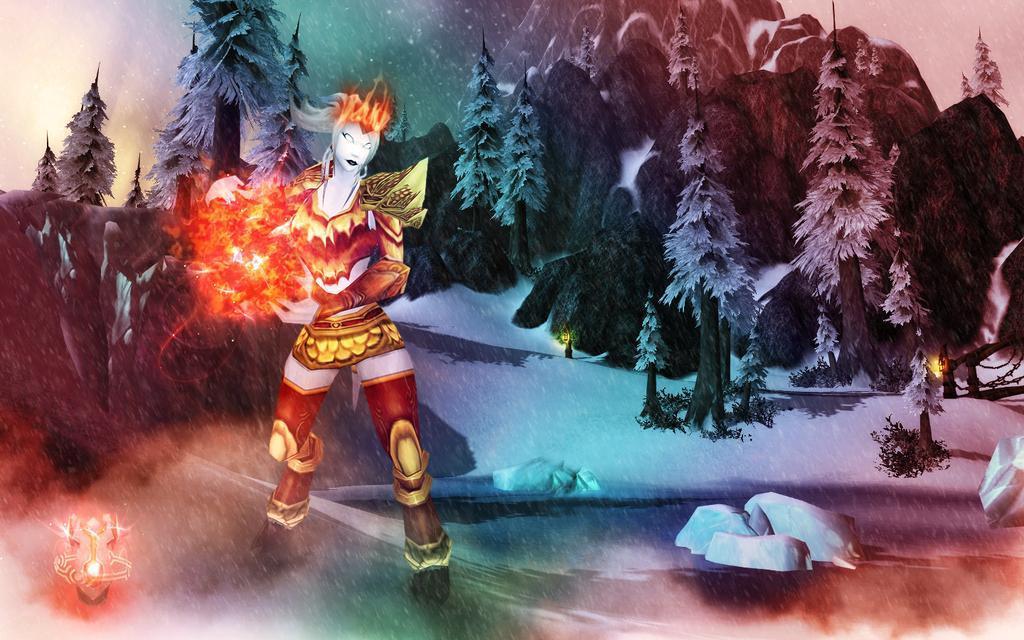Wallpaper girl, magic, armor, World of Warcraft, Wow, peaks, Draenei for  mobile and desktop, section игры, resolution 1920x1280 - download
