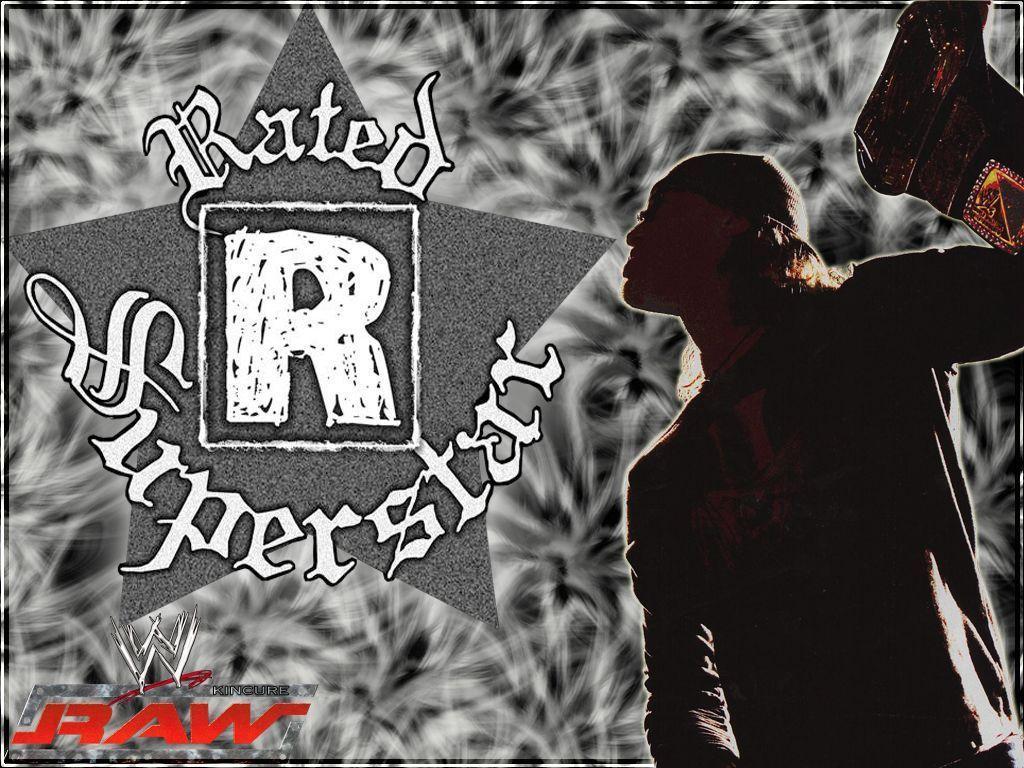 Rated R Superstar Logo Wallpaper