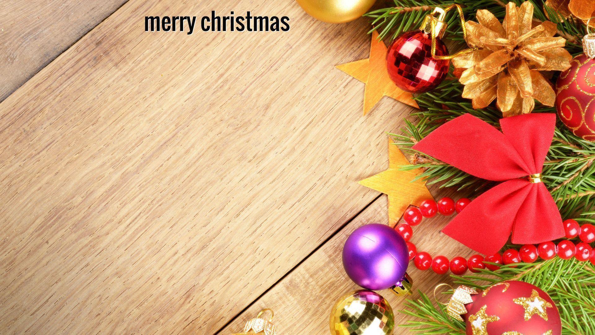 Pretty Merry Christmas Wallpaper