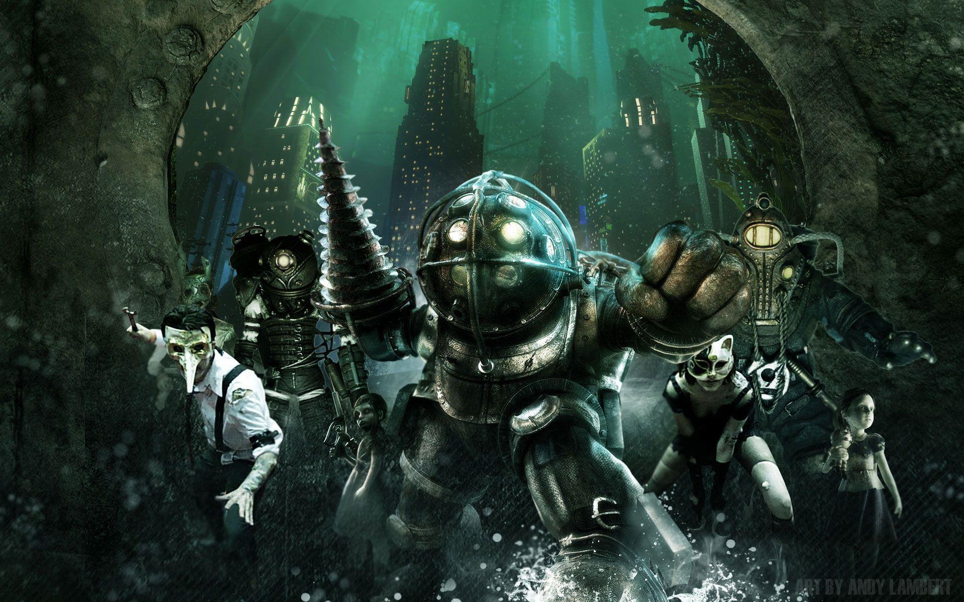 Bioshock Background Wallpaper, New Game photo