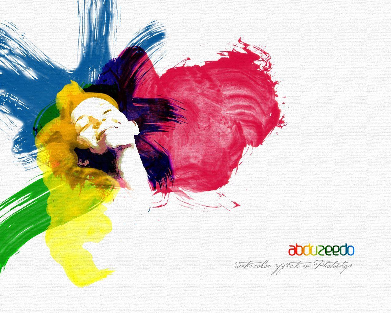 Watercolor Effect in Photohop. Abduzeedo Design