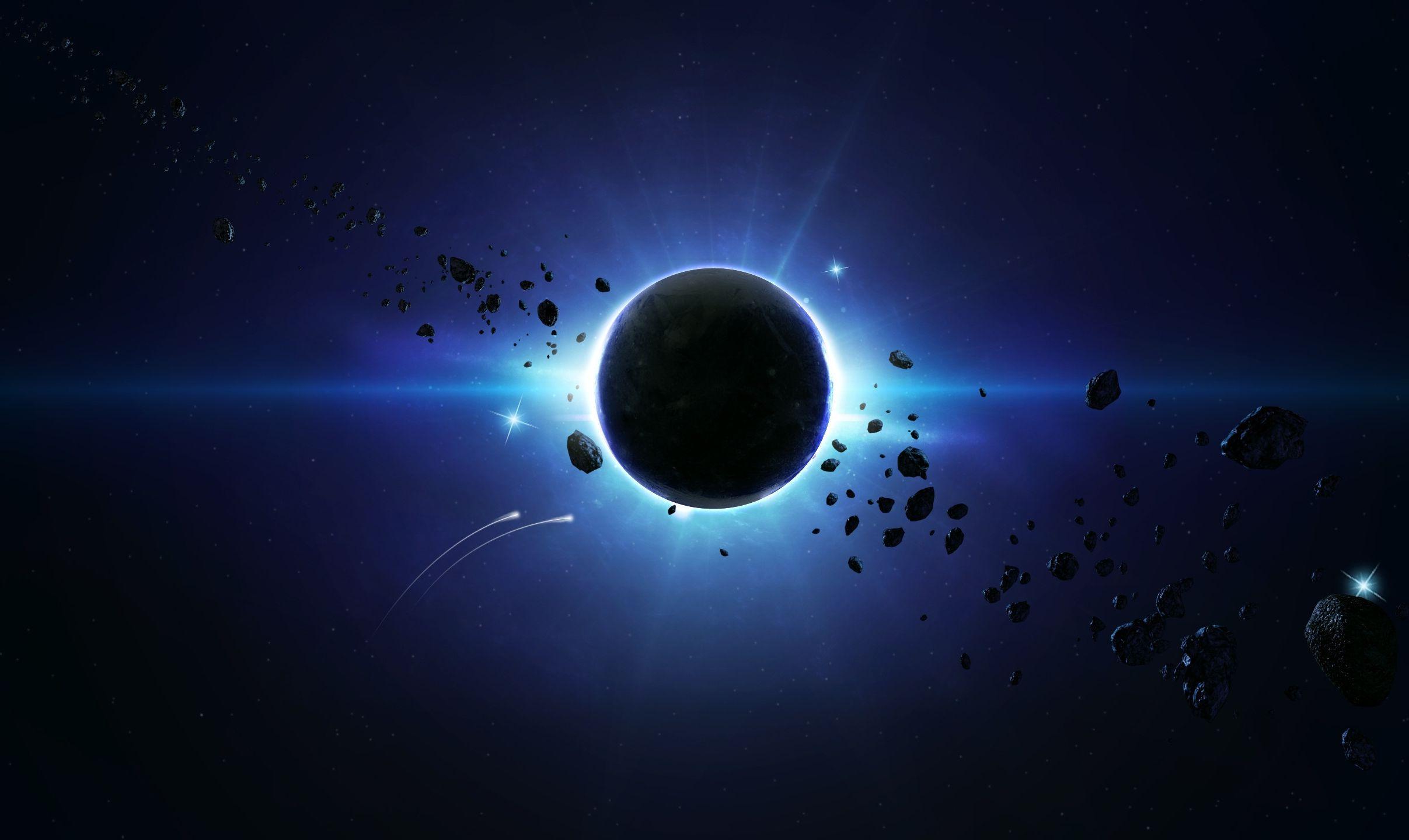 Big Planet Eclipse in the Sky Wallpaper and
