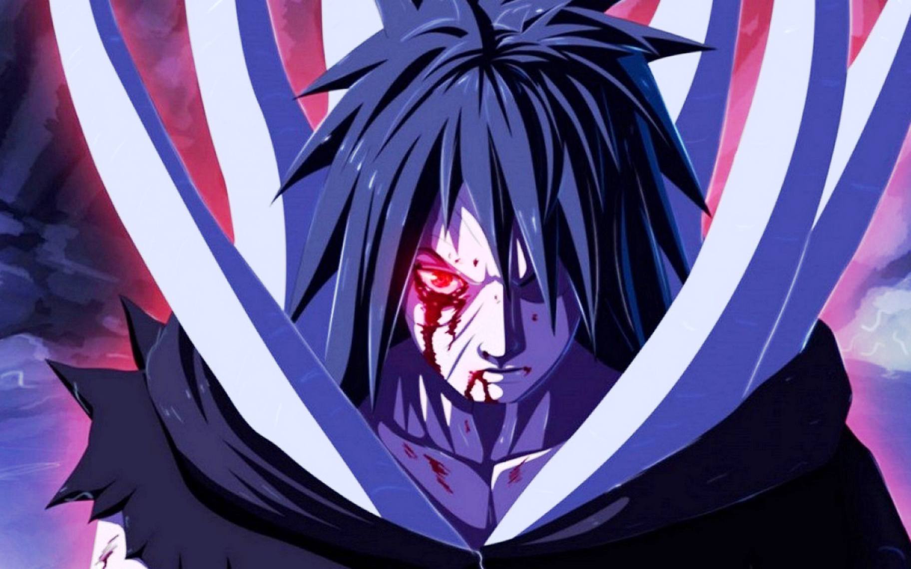 Sharingan Uchiha Obito Madara Naruto Shippuden HD Wallpaper Free