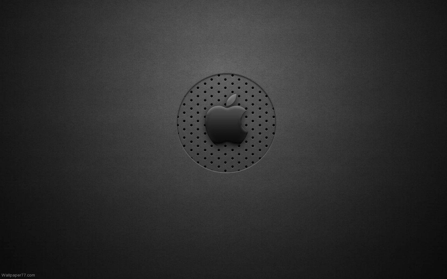 Grey Apple Logo, 1440x900 pixels, Wallpaper tagged Apple