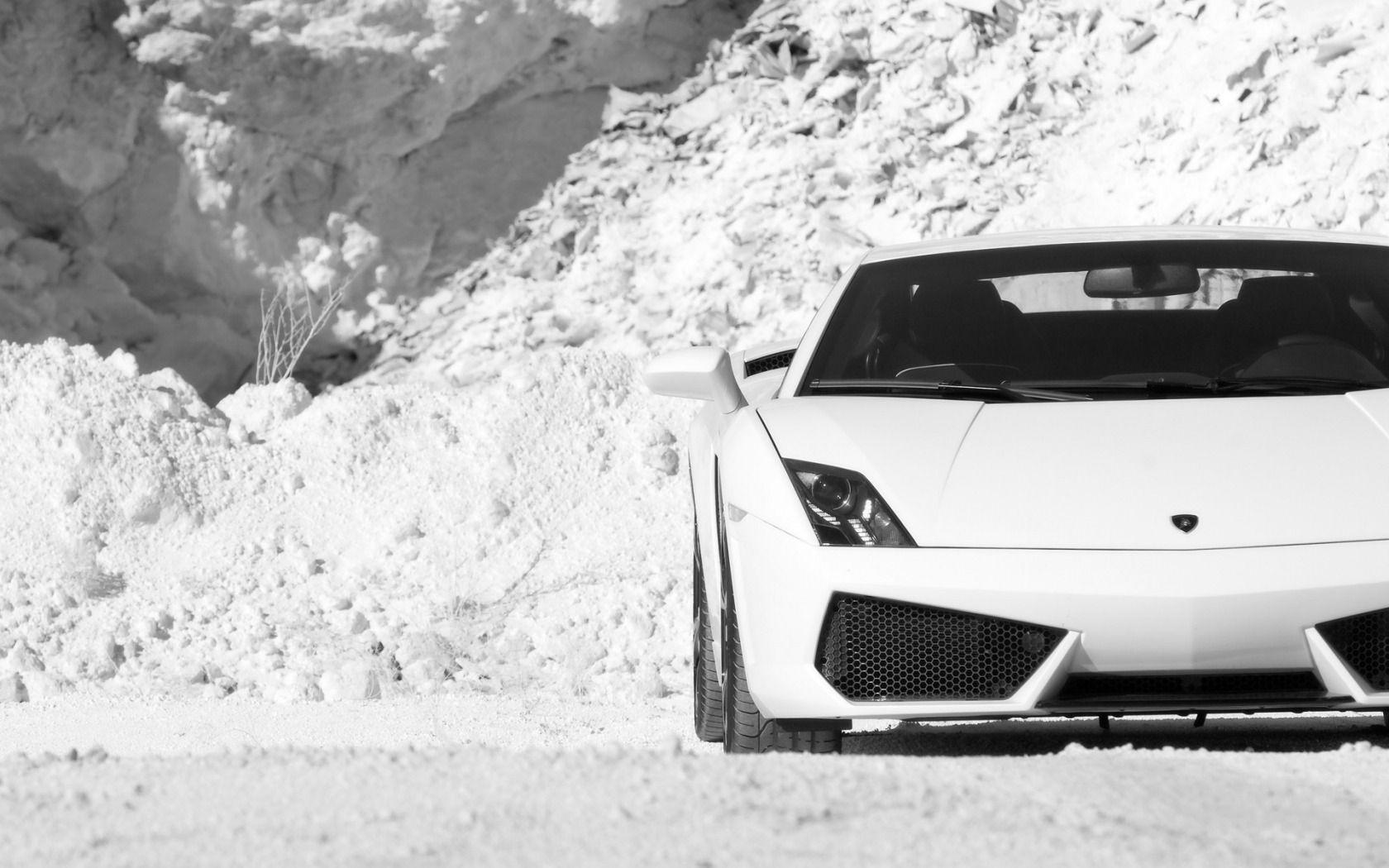 White Lamborghini Gallardo Wallpaper 19653 1680x1050 px
