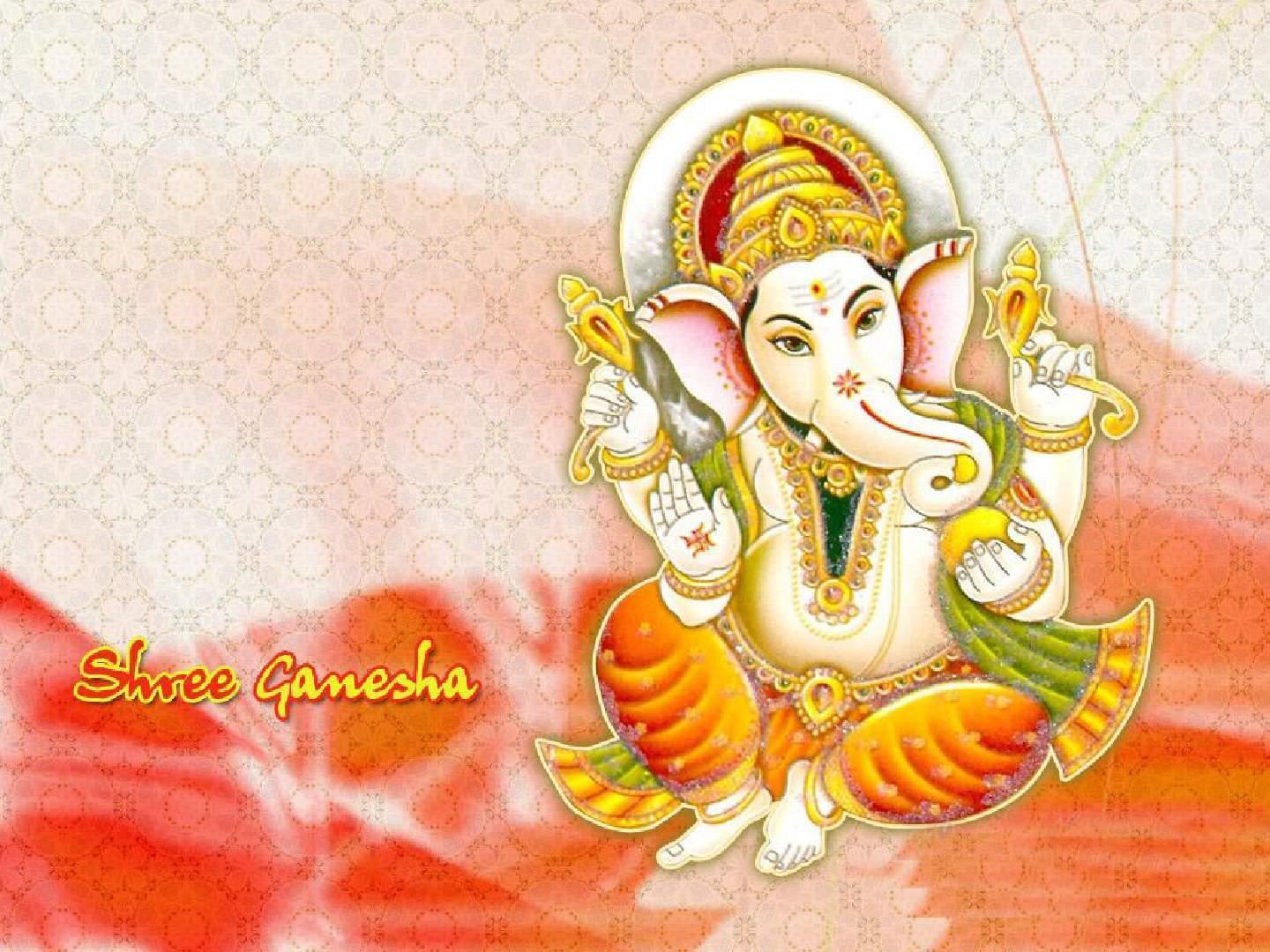Lord ganesh colorful photo free desktop background