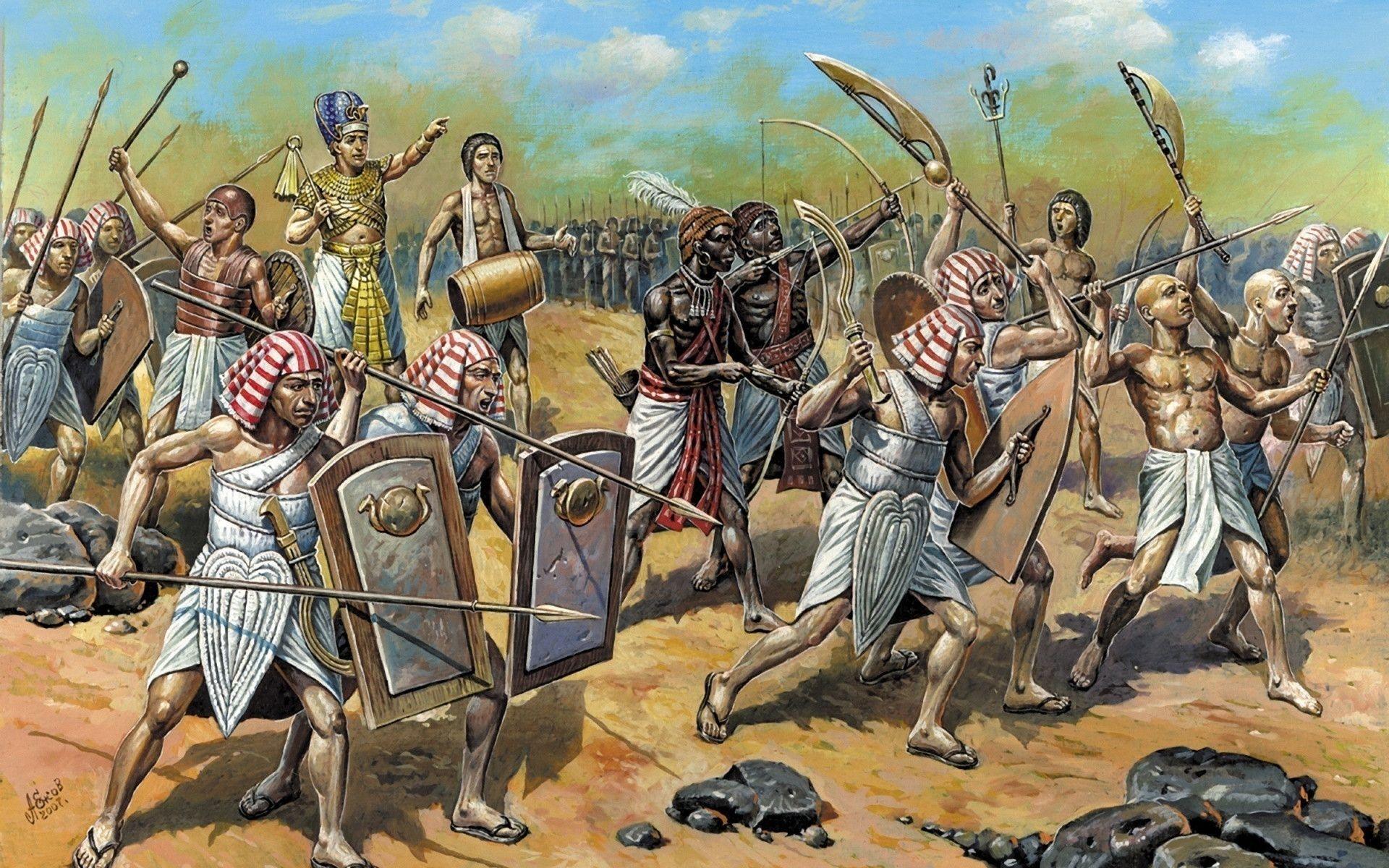Ancient Egyptian Infantry Wallpaper