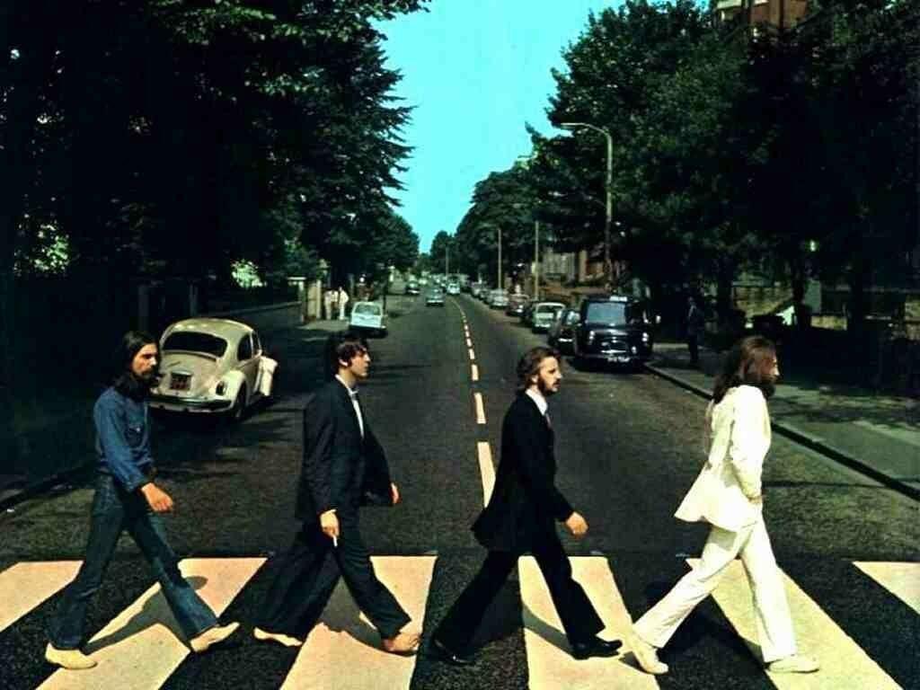 The Beatles Abbey Road Album Cover Wallpaper