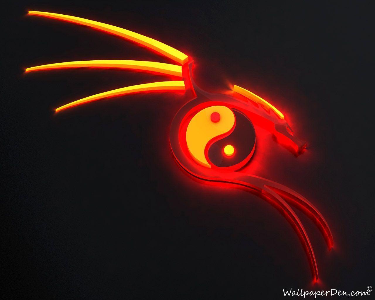 image For > Ying Yang Dragon Wallpaper