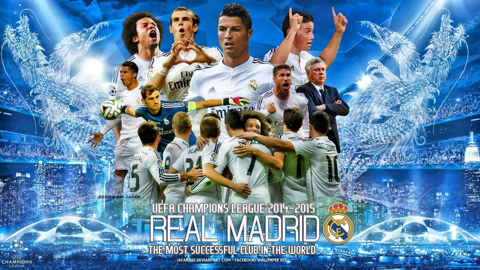 Real Madrid 2015 Champions League. Football. Best Wallpaper HD