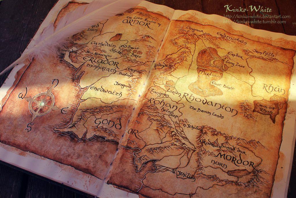 Mirkwood map by Kinko