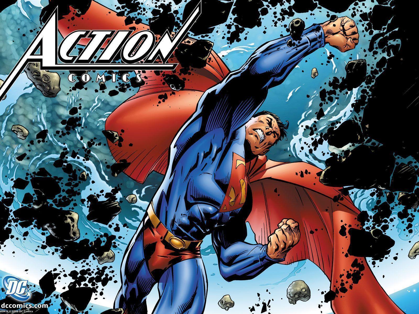 Superman Meteor Comic Wallpaper