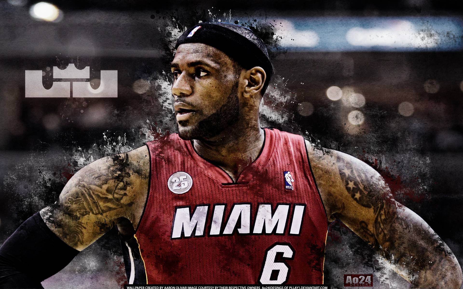 Miami Heat LeBron James Basketball Wallpaper. TanukinoSippo