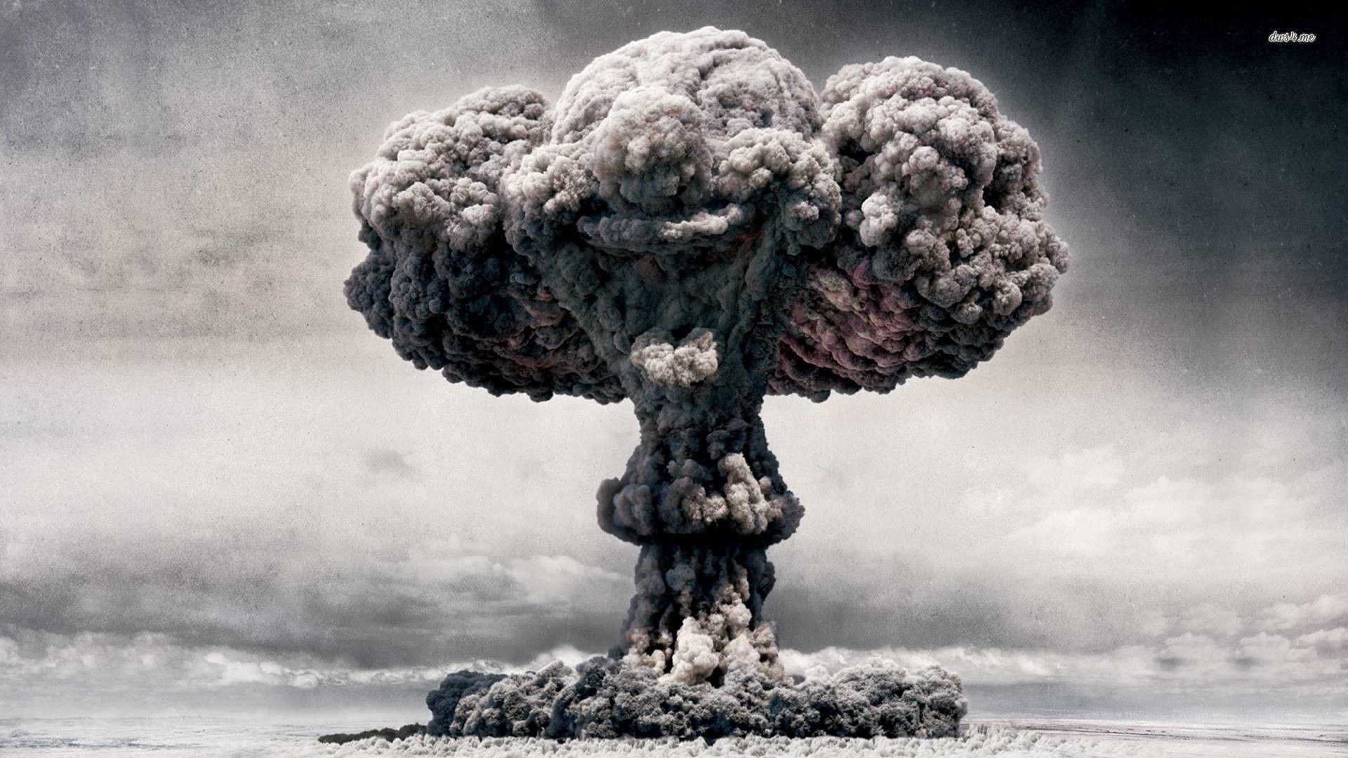 atomic bomb mushroom cloud