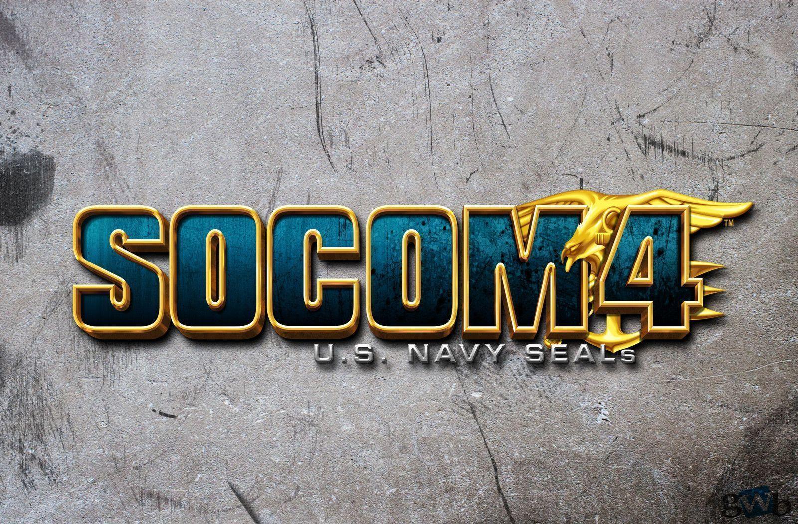 Socom 4 3D Game Logo HD Wallpaper