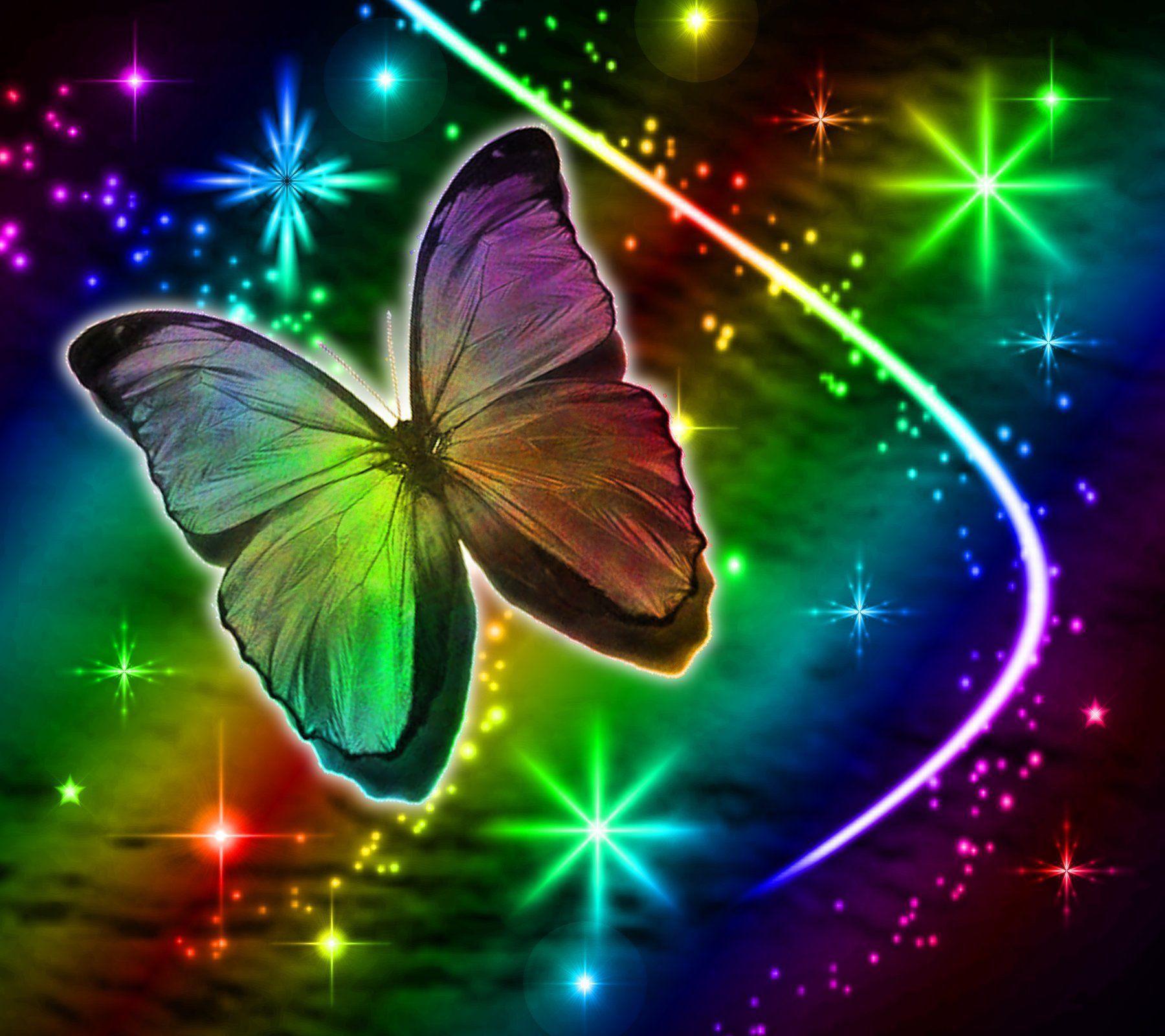 Twitter Butterflies Background and Background Image