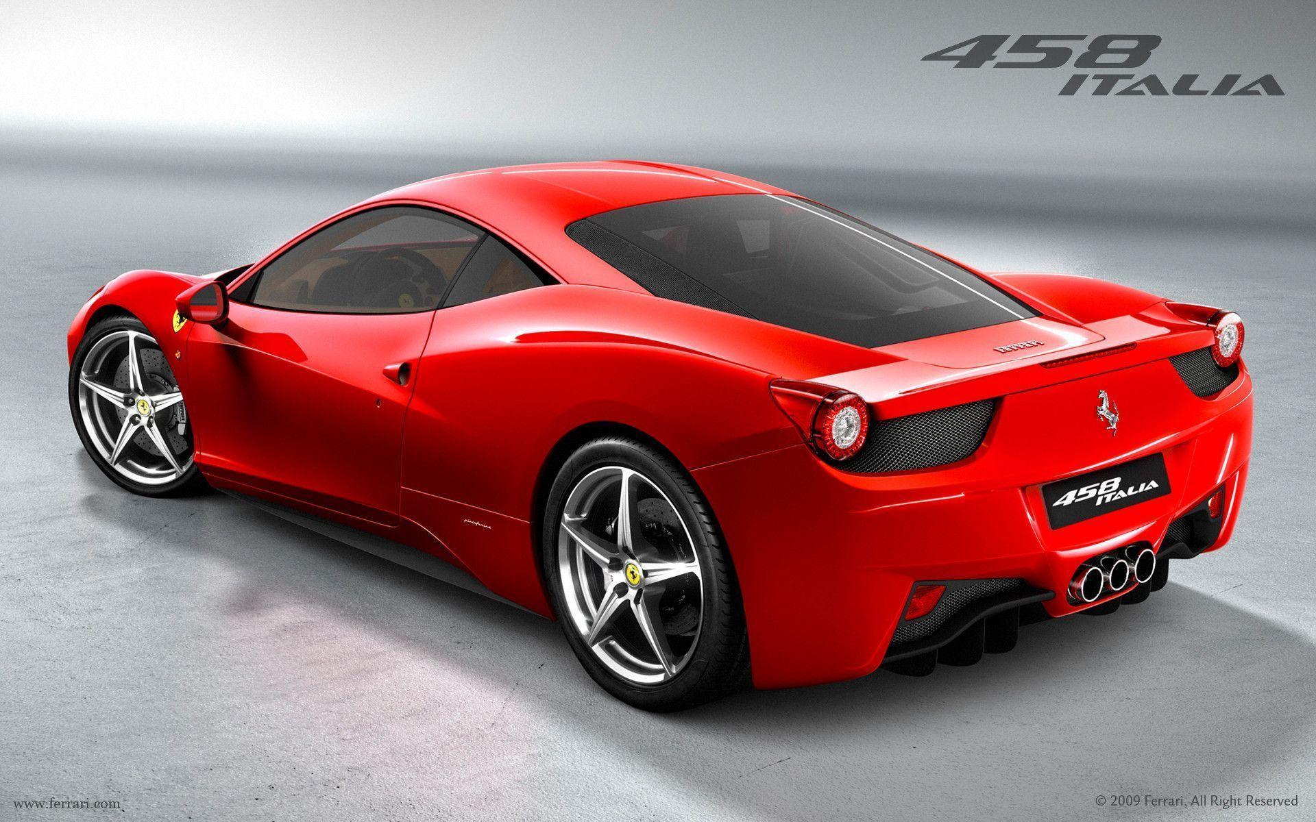 Red Ferrari 458 Italia 2011 Picture