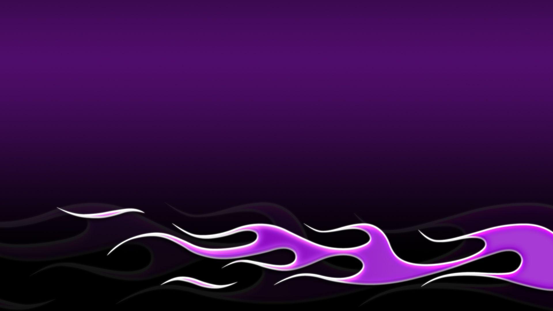 Wallpaper For > Purple Flame Background