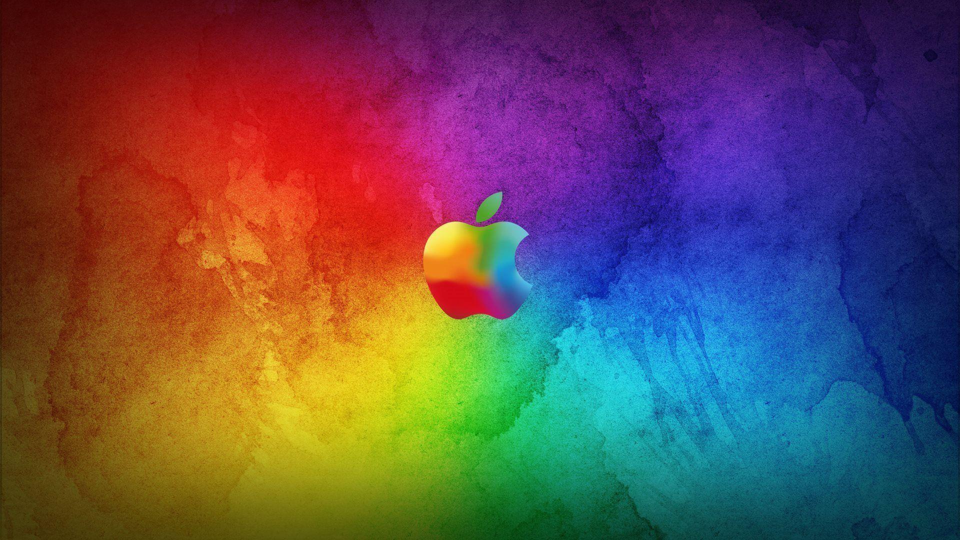 Colorful Apple HD desktop wallpaper