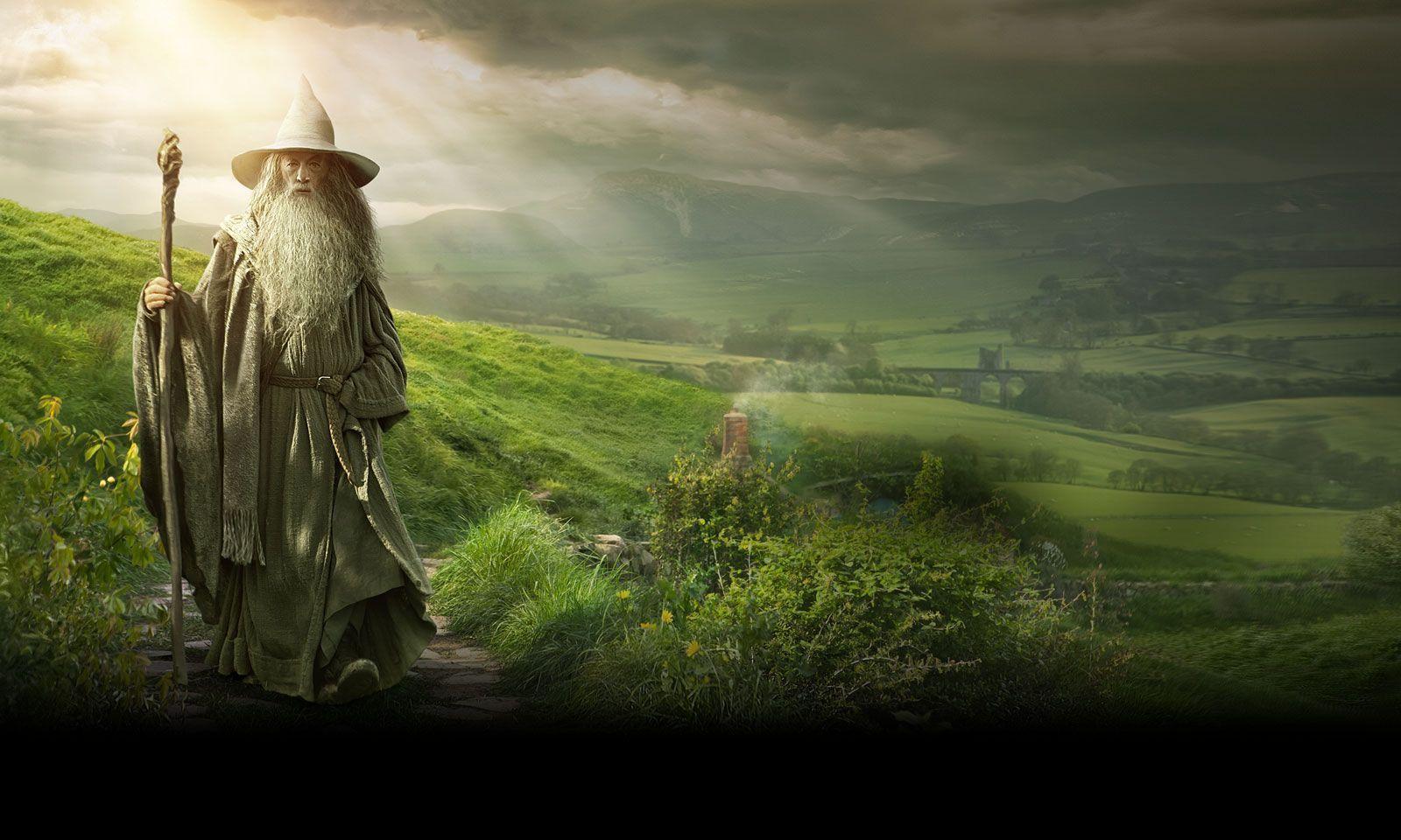The Hobbit: An Unexpected Journey. Gandalf Wallpaper (c) Warner