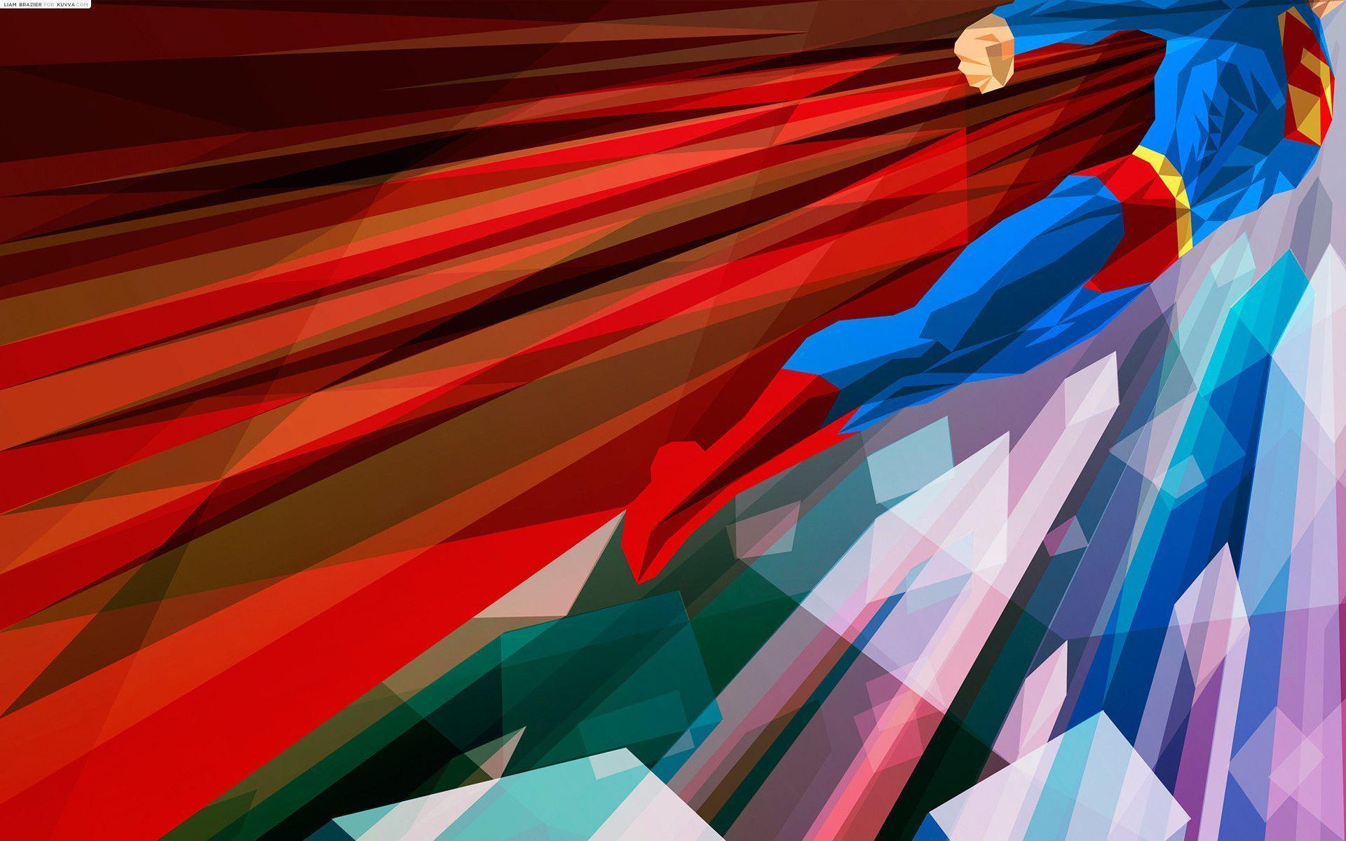 Superman Background Diamond, Cartons & Animations Wallpaper, HD