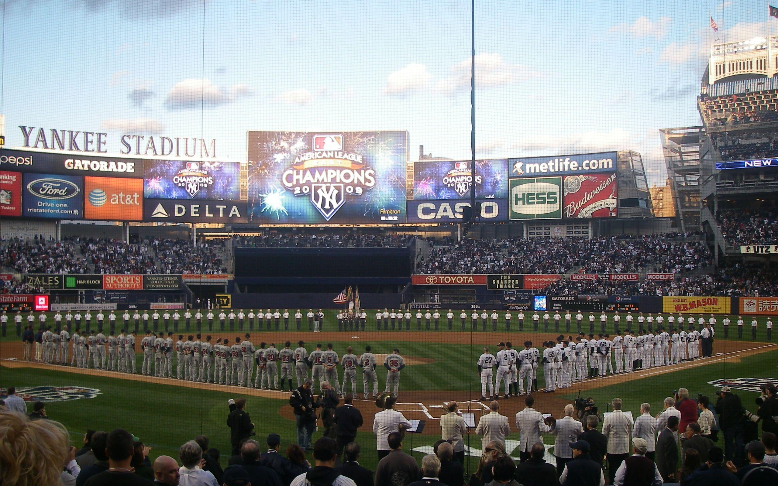 New York Yankees Team Stadium 2560x1600 wallpaper