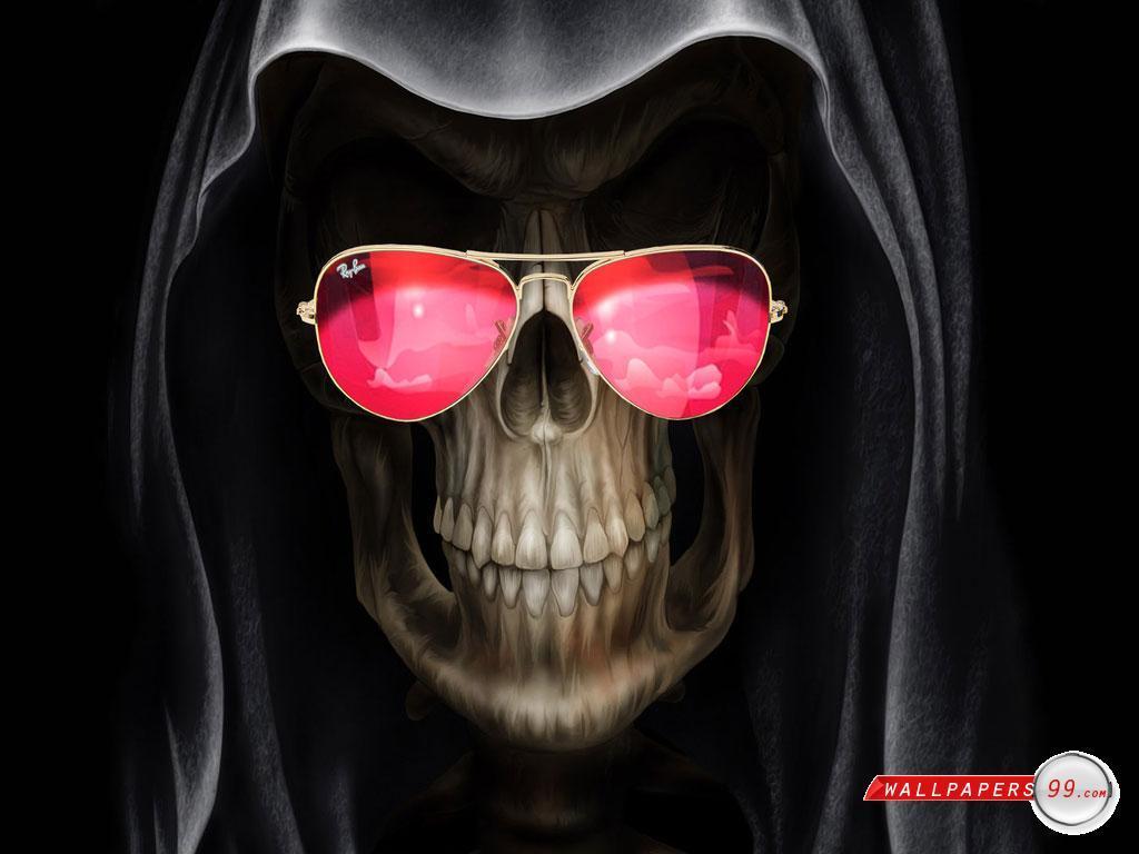 Vehicles For > Scary Skull Wallpaper