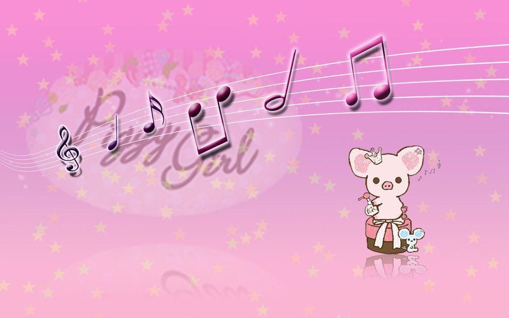 Piggy Girl Wallpaper
