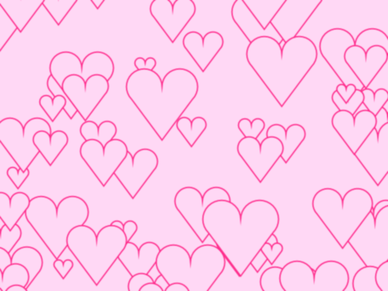 Wallpaper For > Pink Love Heart Background