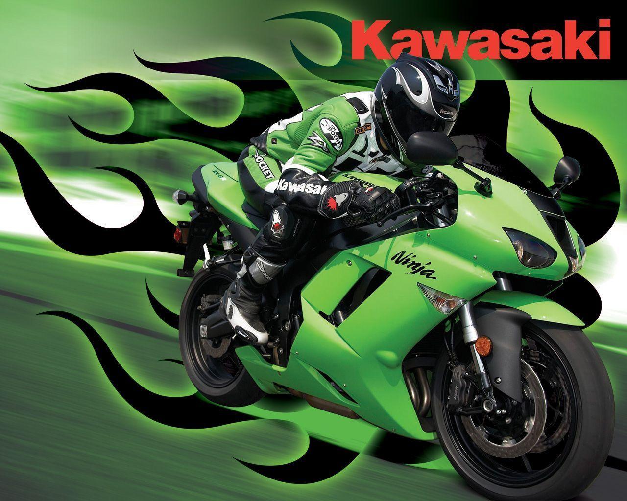Download Kawasaki Ninja Wallpaper 1280x1024. Full HD Wallpaper