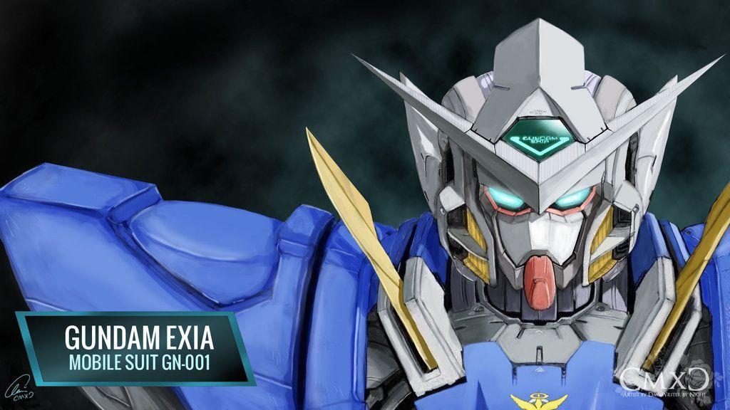 Gundam Exia Desktop Wallpaper [Commission]