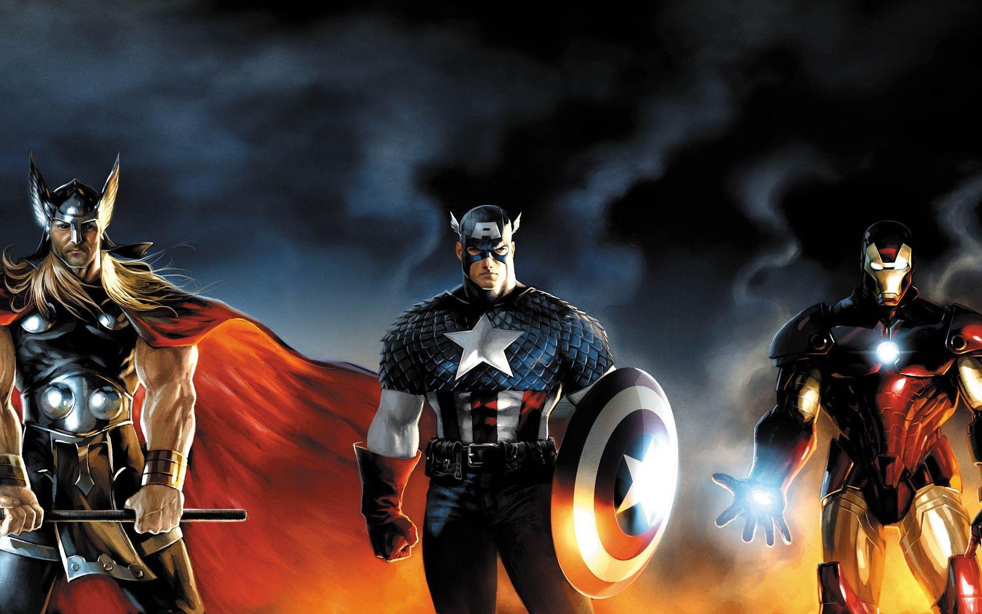 Download wallpaper marvel, man of iron, Top, Captain America free