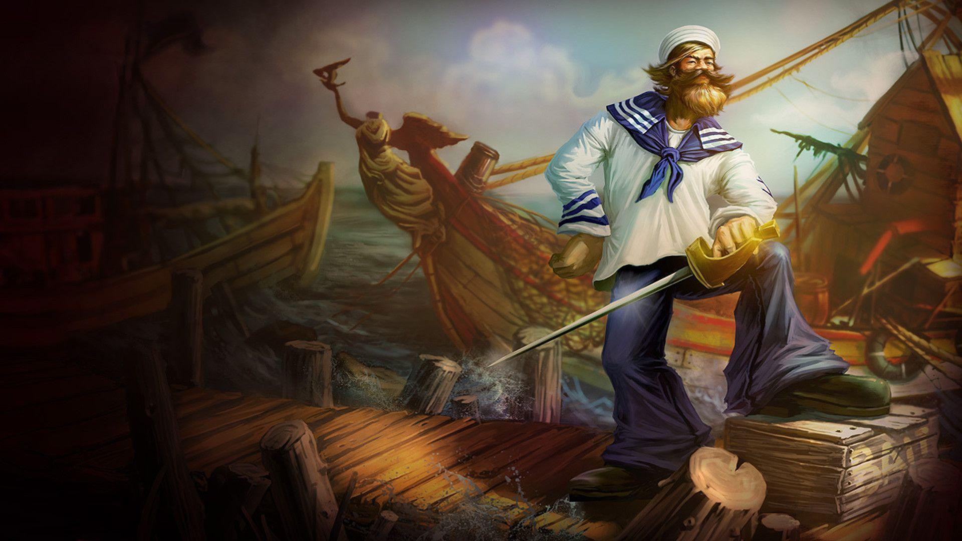 Sailor Gangplank Wallpaper