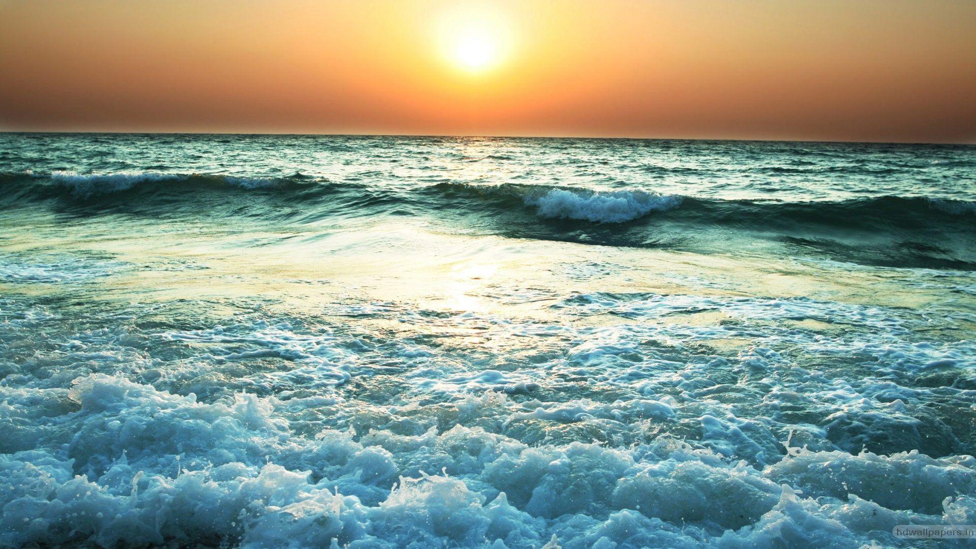 Image For > Ocean Sunset Wallpapers