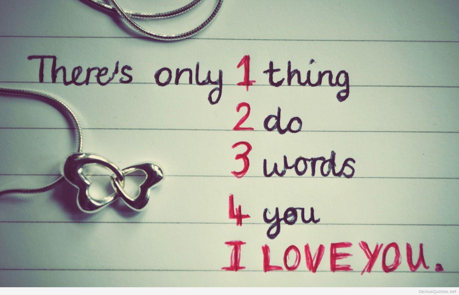 I Love You Quotes Wallpapers Wallpaper Cave