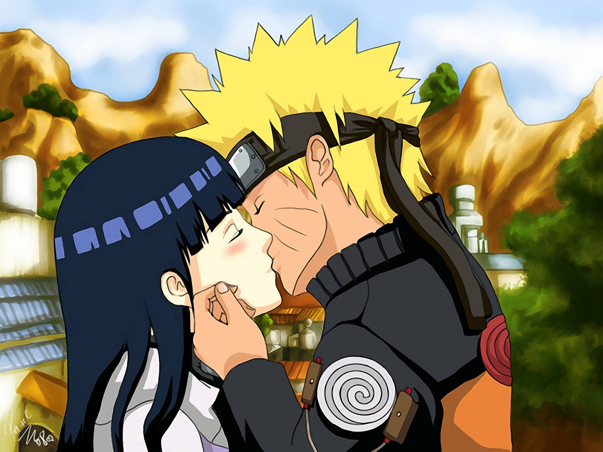 Naruto Hinata Kiss. Backgroundfox