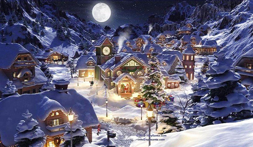 Christmas Village Wallpapers - Wallpaper Cave